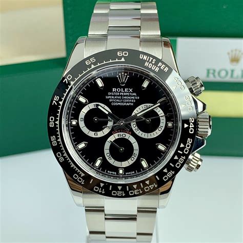 daytona black rolex|rolex daytona black dial price.